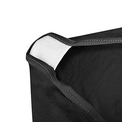 4FT Spandex Table Cover Rectangular Stretch 48" x 30" (Rectangular) Black