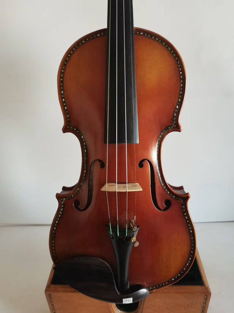Master 4/4 violin Hellier model flamed maple back spruce top hand made K3998