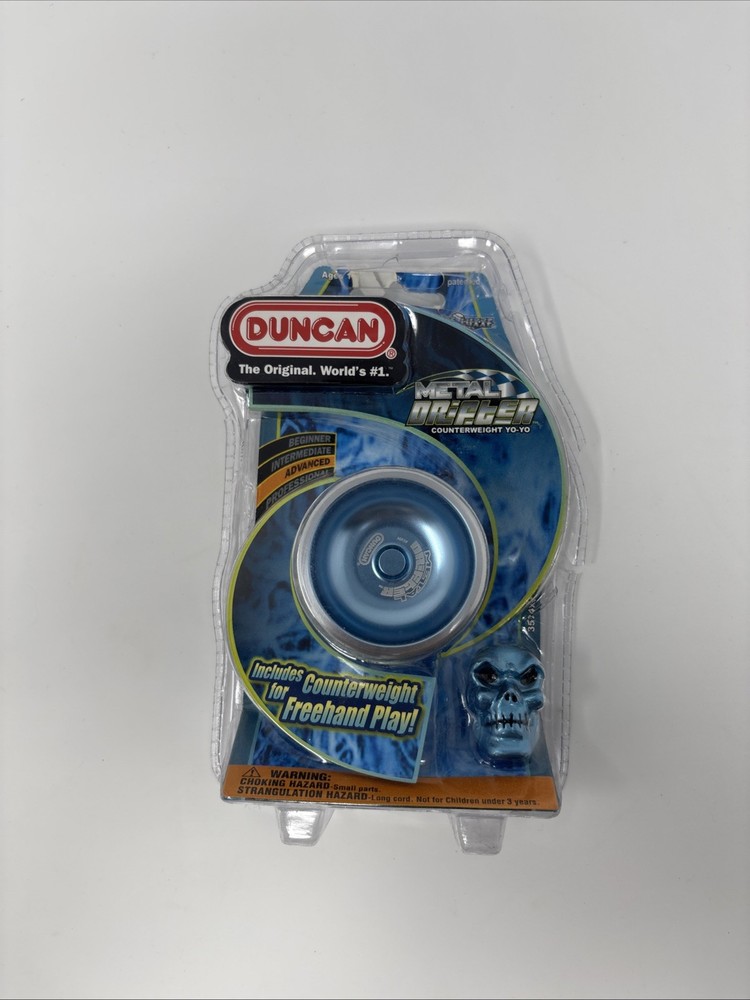 Duncan Metal Drifter Yo-Yo - BLUE OPENED READ