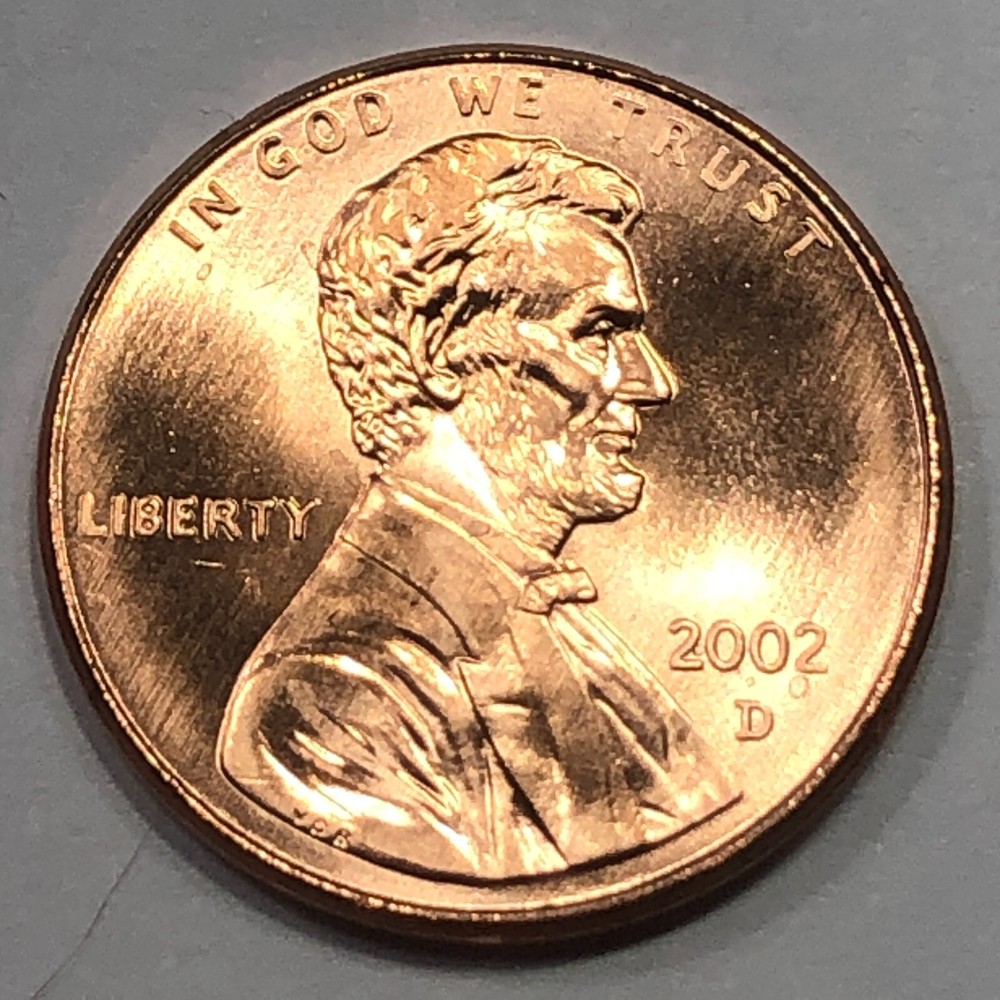 2002 D - Lincoln Memorial Cent