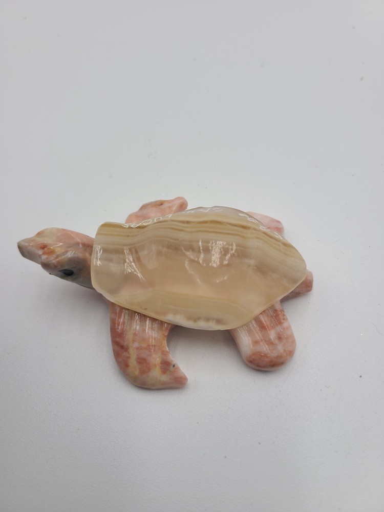 Carved Onyx Turtle Figurine