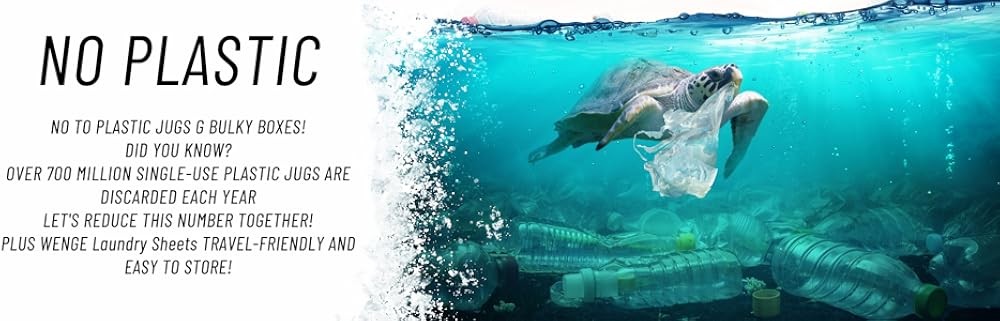 Eco-friendly Laundry Deternt Sheets - 240 Plastic-Free,