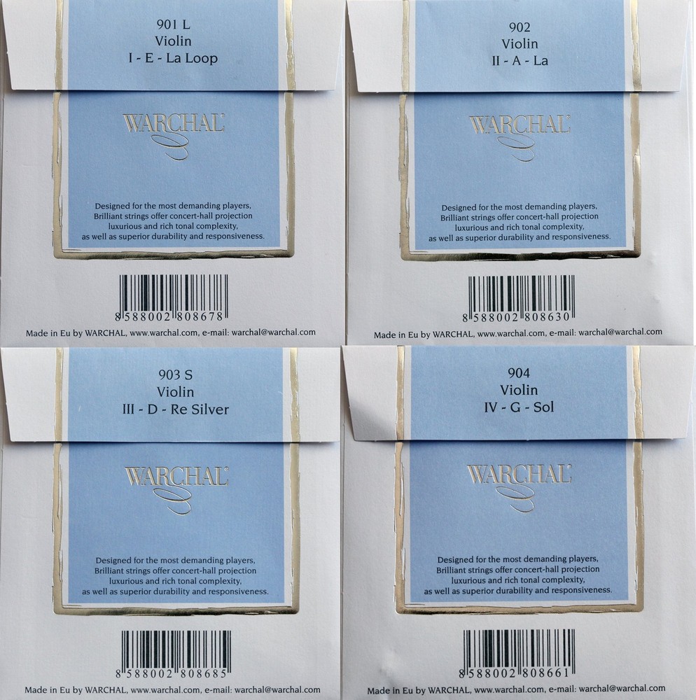 900SL Brilliant 4/4 Violin Set (E-loop, D-silver) medium