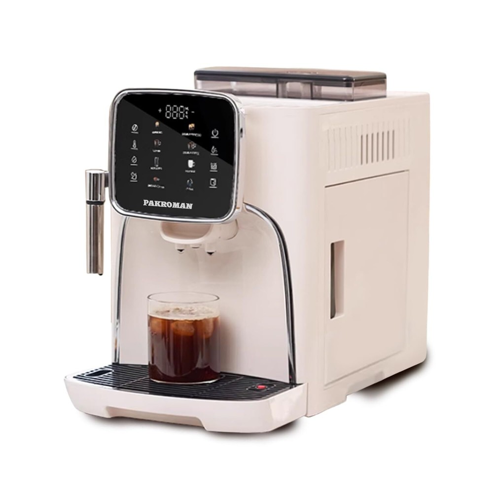Super Automatic Espresso Machine with Grinder - Espresso Maker with Steam wand