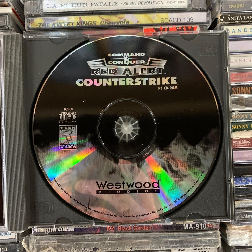 COMMAND & CONQUER // Red Alert - Counterstrike [Vintage PC Game, VG] Win95