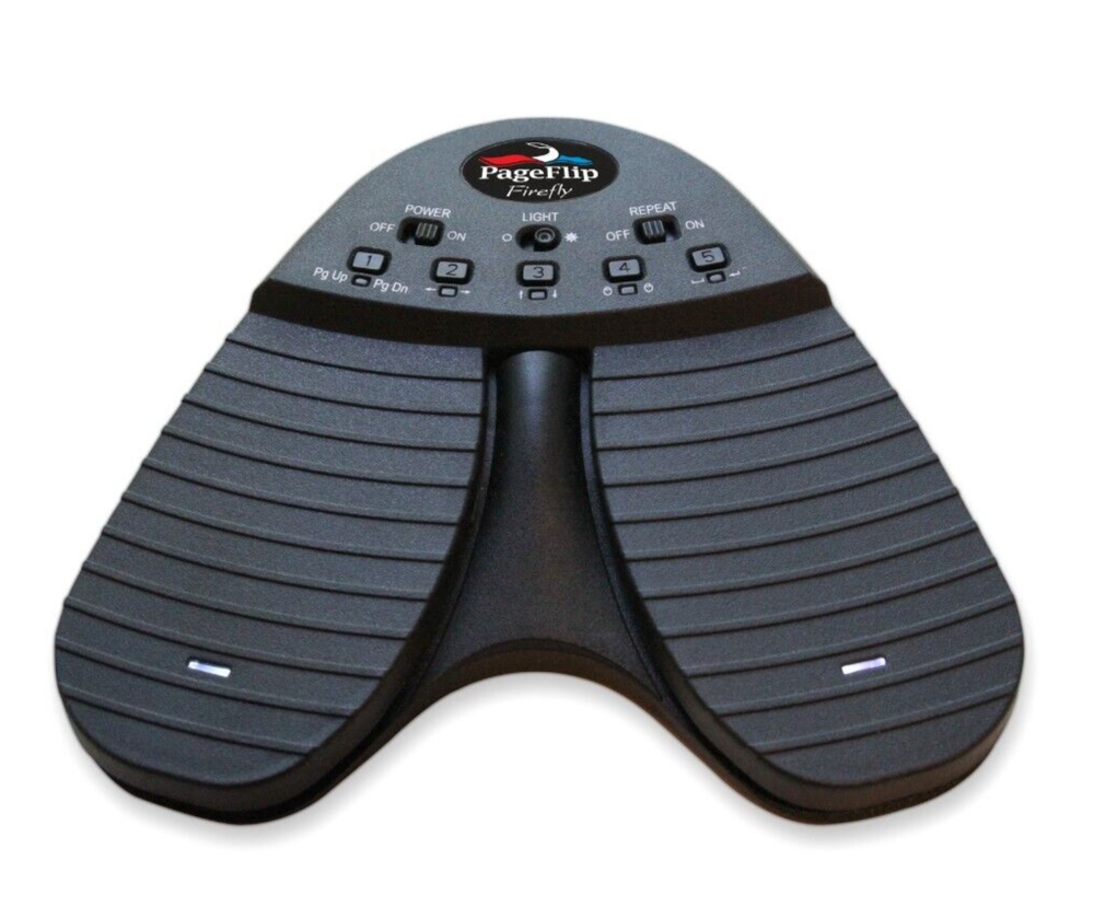 PageFlip Firefly Bluetooth/USB Page Turner Pedal