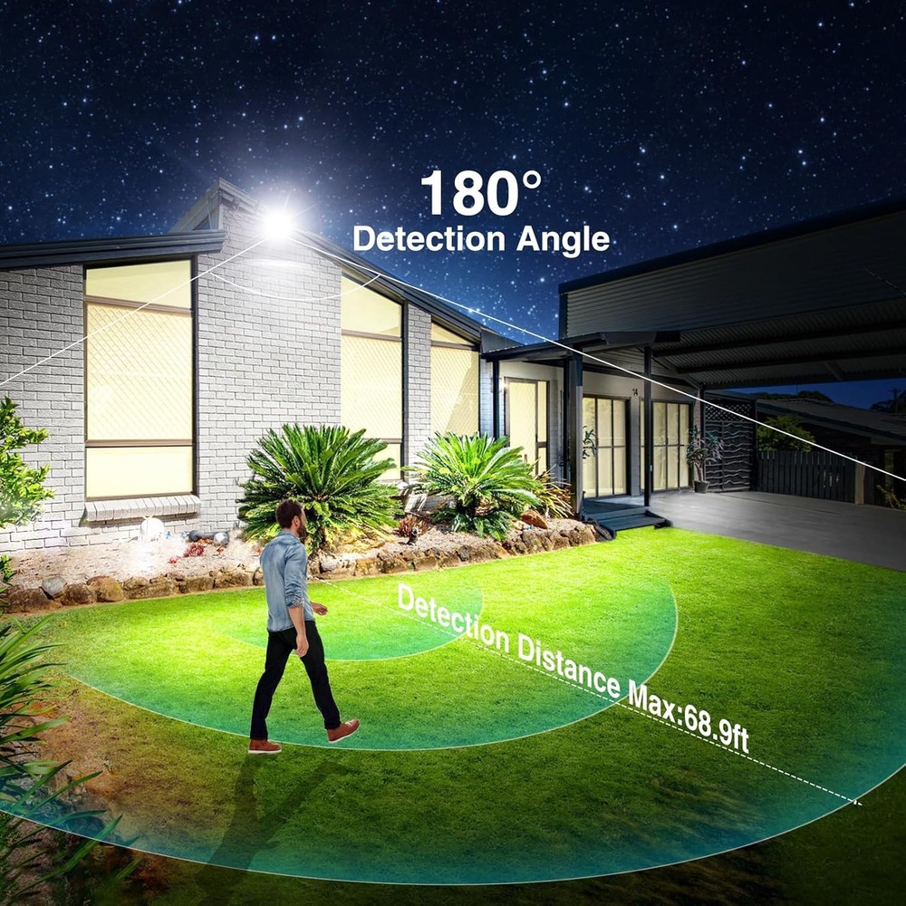 Onforu Motion Sensor, Dusk to Dawn Detector, Timer, Adjustable Detection Distanc