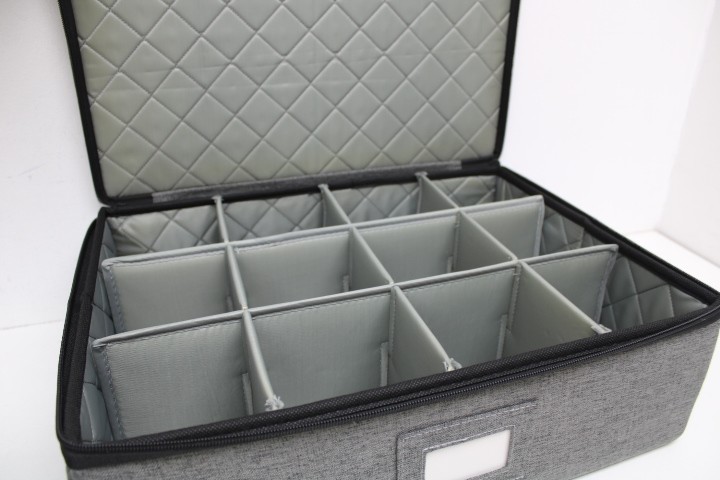Hard Shell Storage Containers 5-Piece Set Moving Boxes for Dinnerware, Glasses