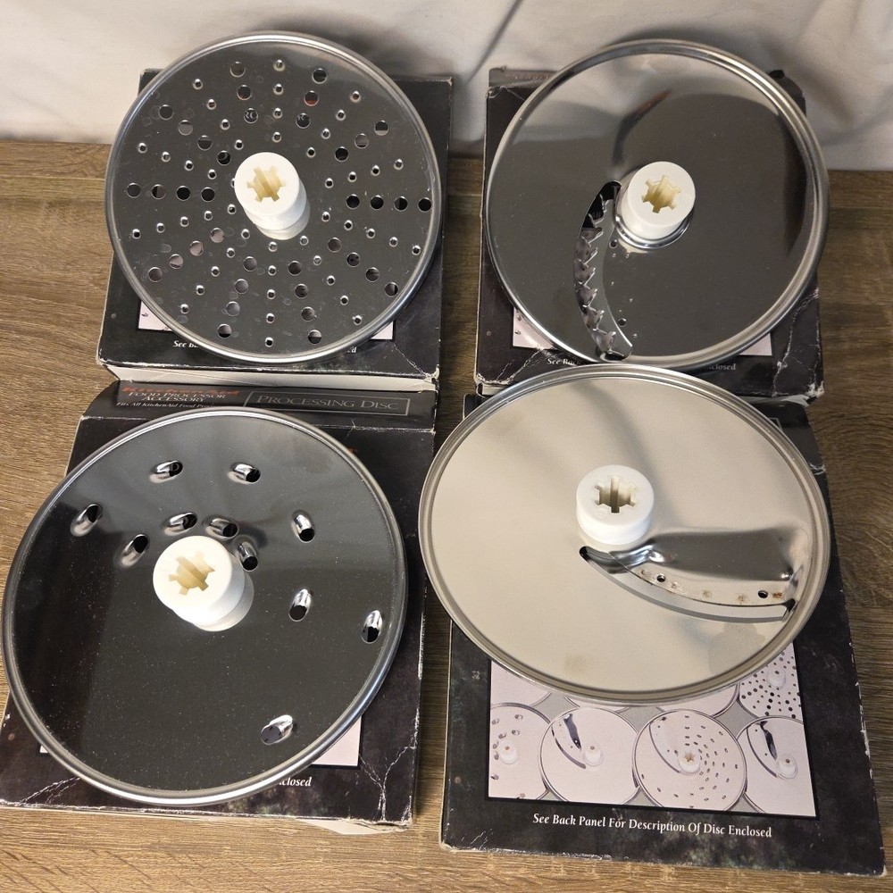 Kitchen Aid Processor Thick Slicing Discs Set (4) KFPSH6 KFPFF KFPSL6 KFPPS