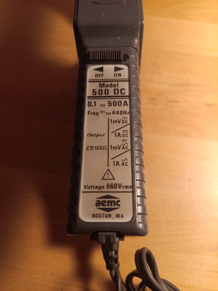 Aemc Corporation Instrument Probe Model 500 DC