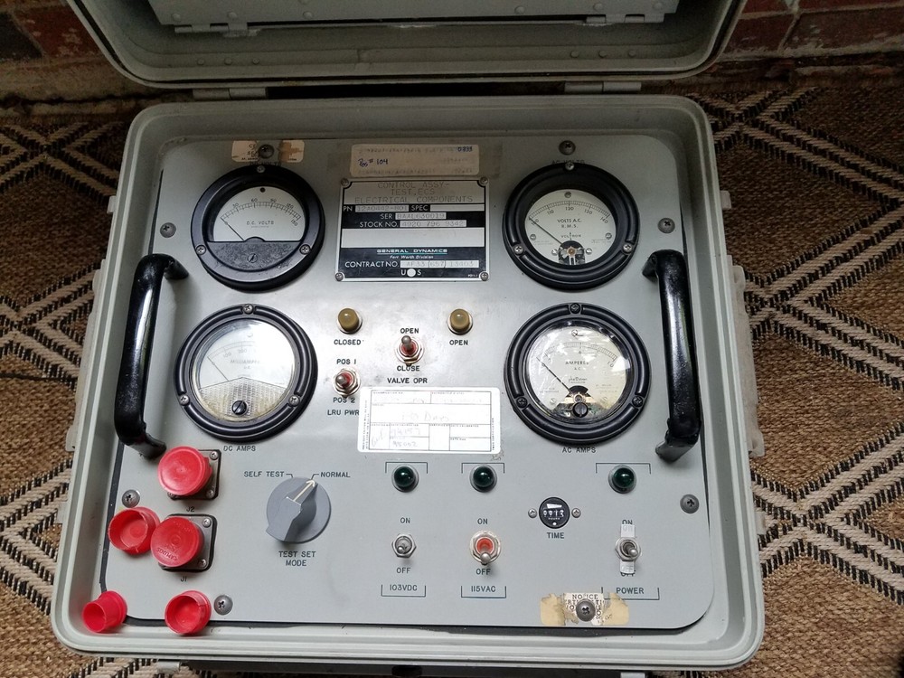 Military Electrical Tester. General Dynamics 12A0442-801