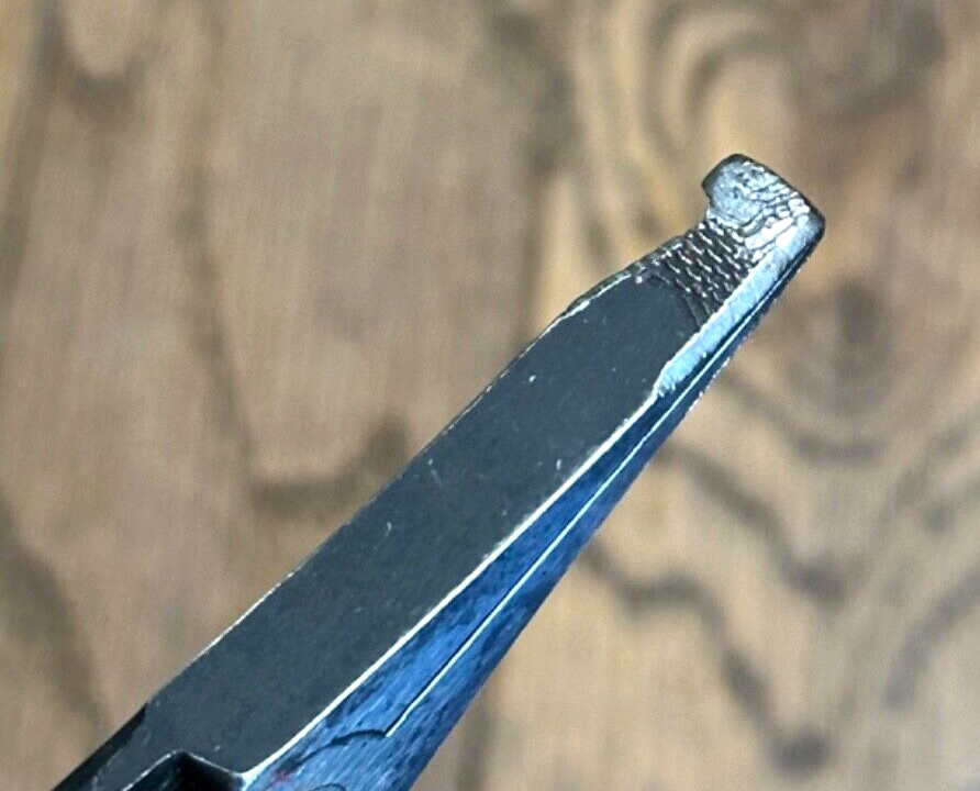 🇺🇸 Diamalloy Tools Snap Ring Pliers Retaining 90° Offset Tip 8" Long Serrated