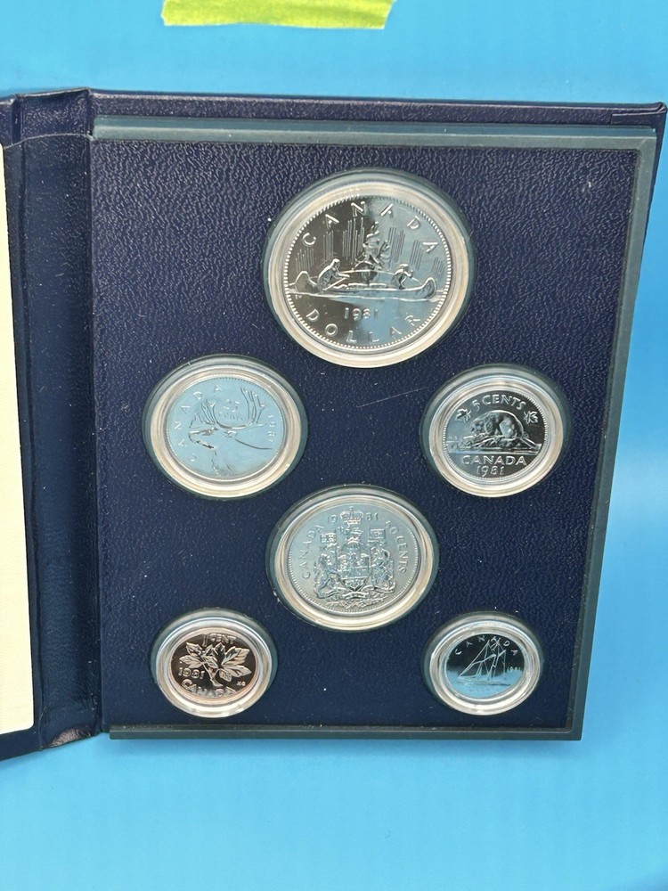 1981 RCM Specimen Set - 6 coins