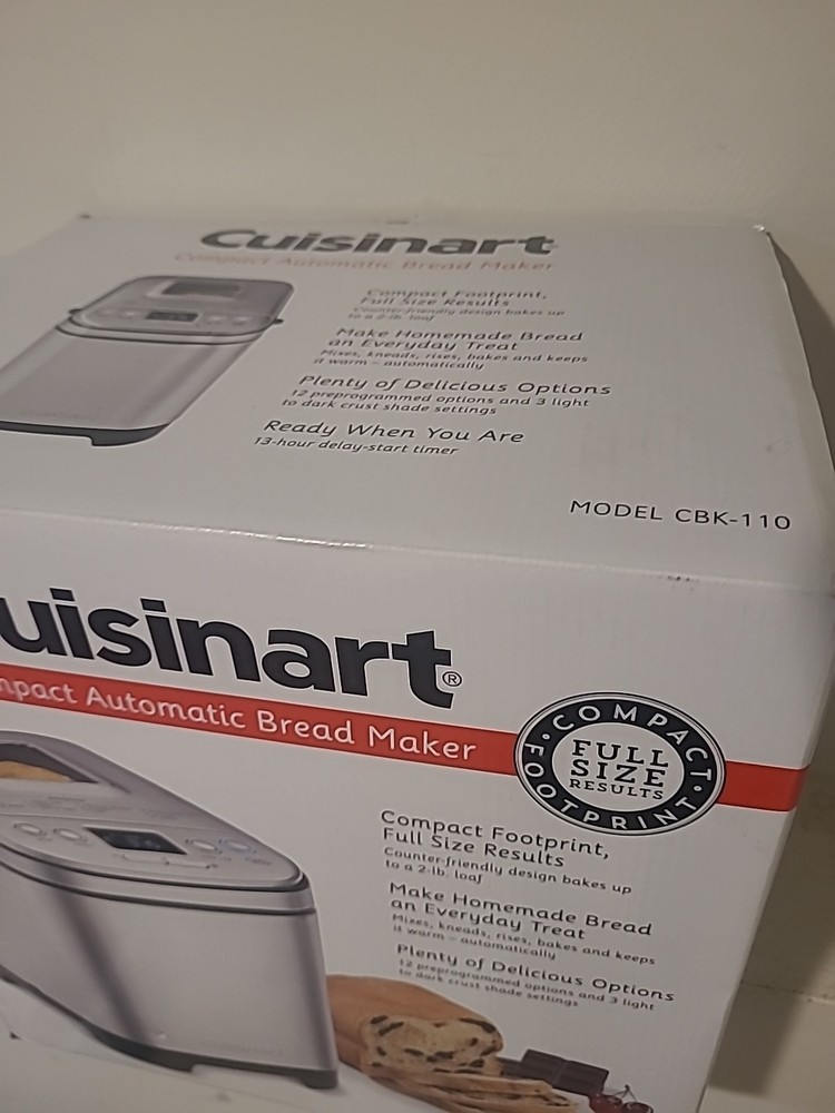 Cuisinart CBK-100 Compact Automatic Bread Maker - Silver