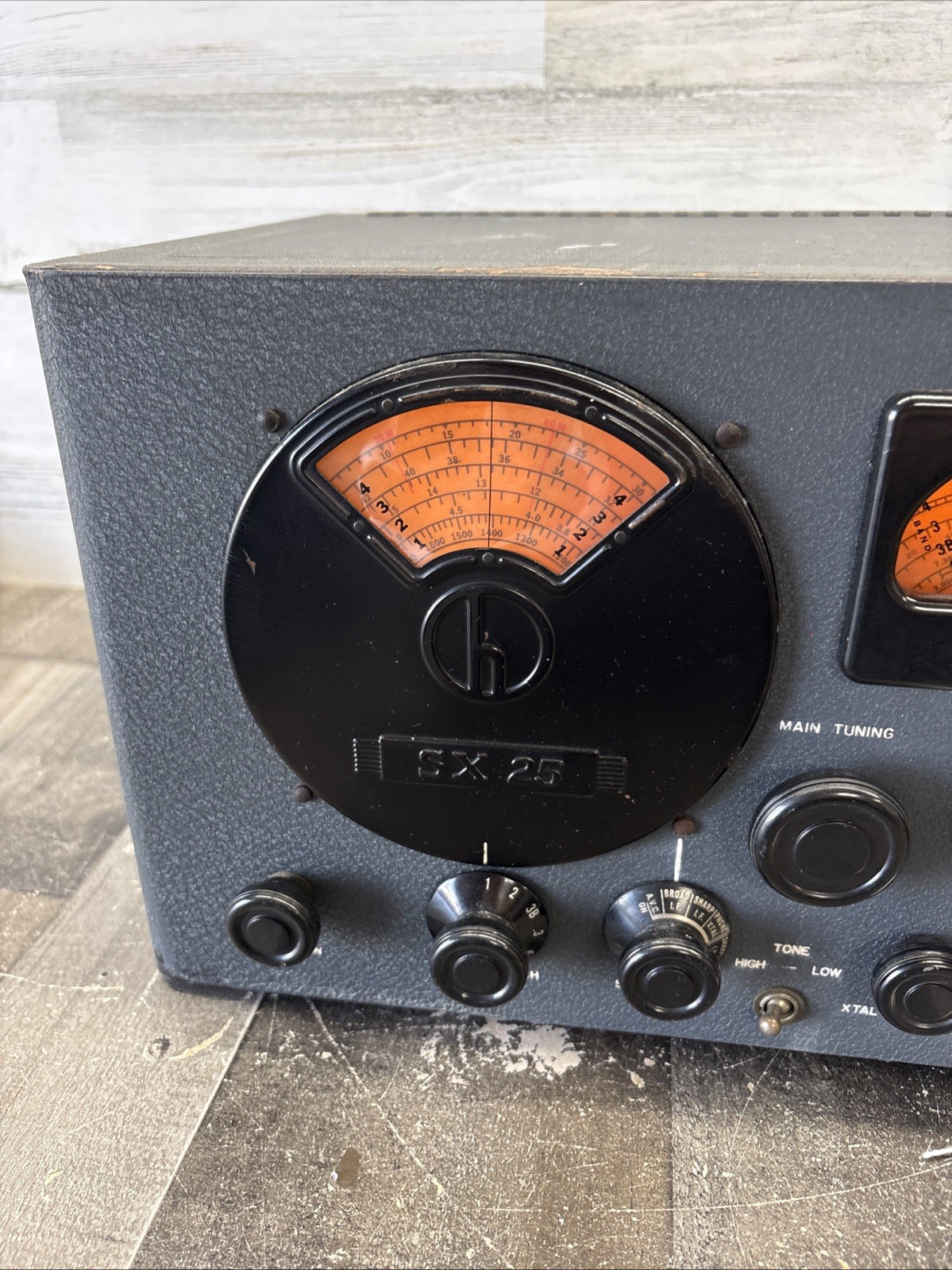 Hallicrafters SX-25 Super Defiant HF Communications Tube Receiver Works