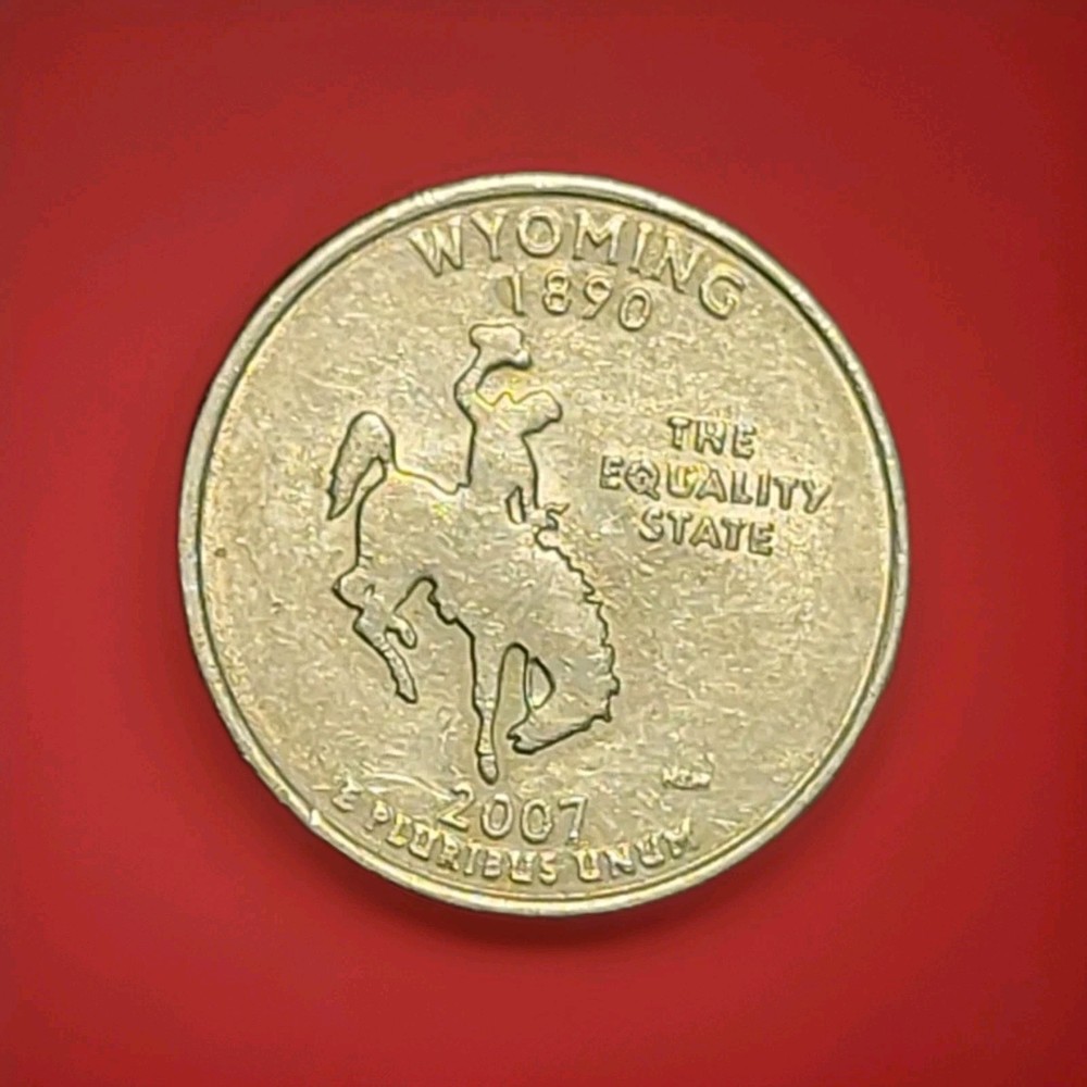 2007 D Wyoming State Quarter Uncirculated