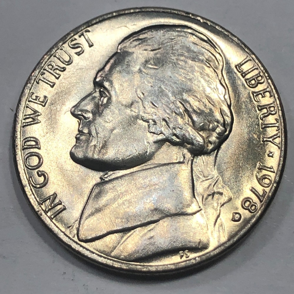 1978 P&D Set - Jefferson 5 cent - Uncirculated