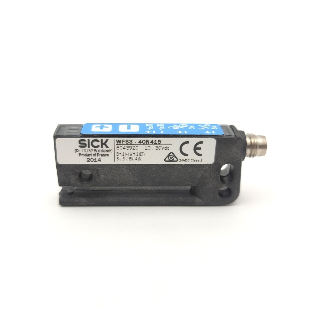 SICK WFS3-40N415 Label Fork Sensor Width: 3mm, Depth: 42mm, 10-30VDC, MDO: 2mm