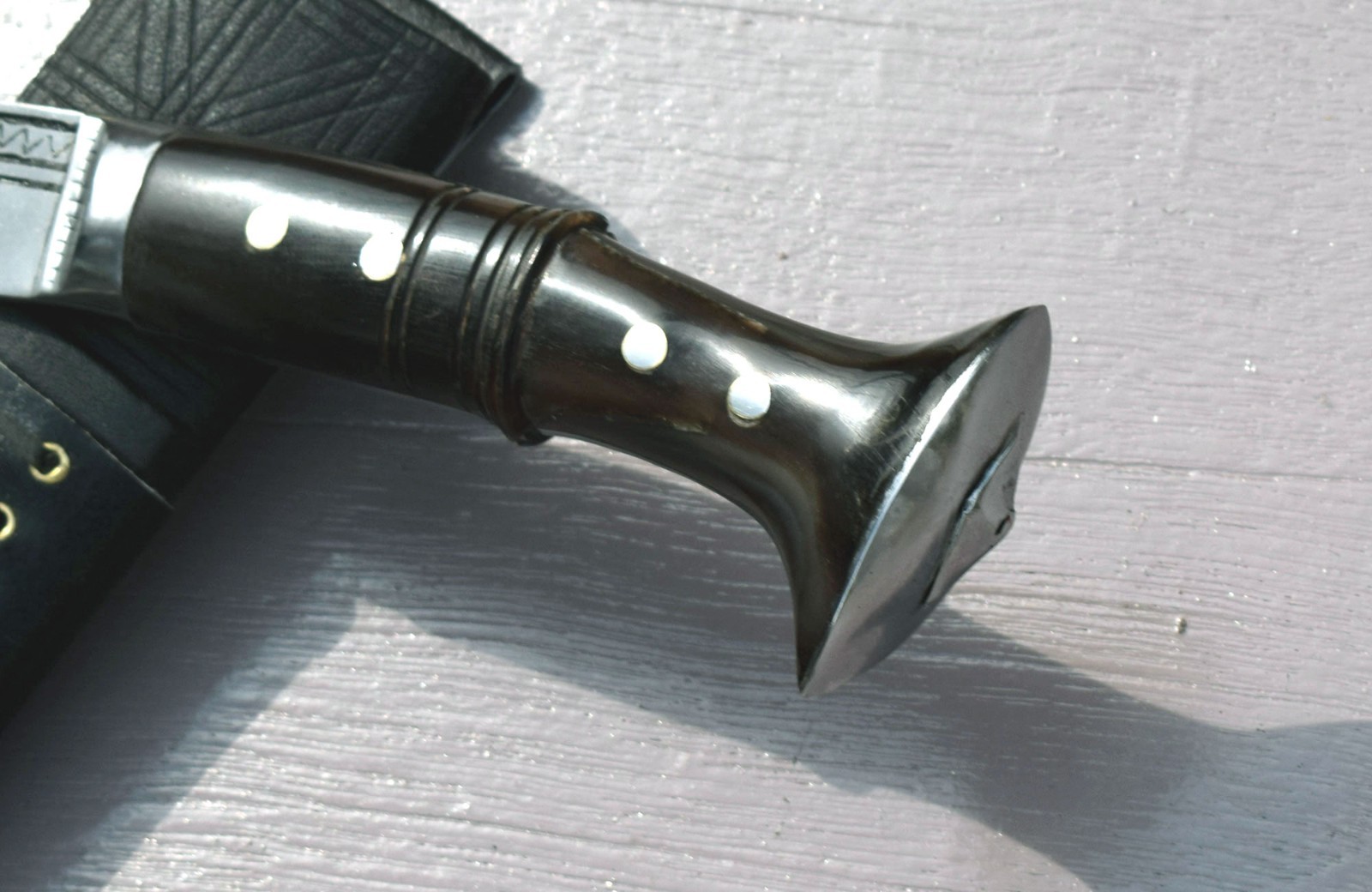 Handmade Nepalese/long traditional Kukri Knife-Sirupate full tang (18" blade)