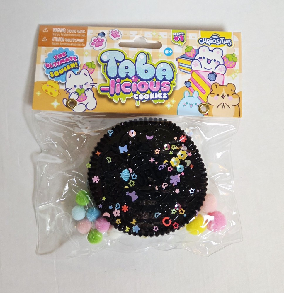Taba-licious MEGA COOKIE Oreo Orb Curiosities Squeeze Toy Taba Squishy FAST SHIP