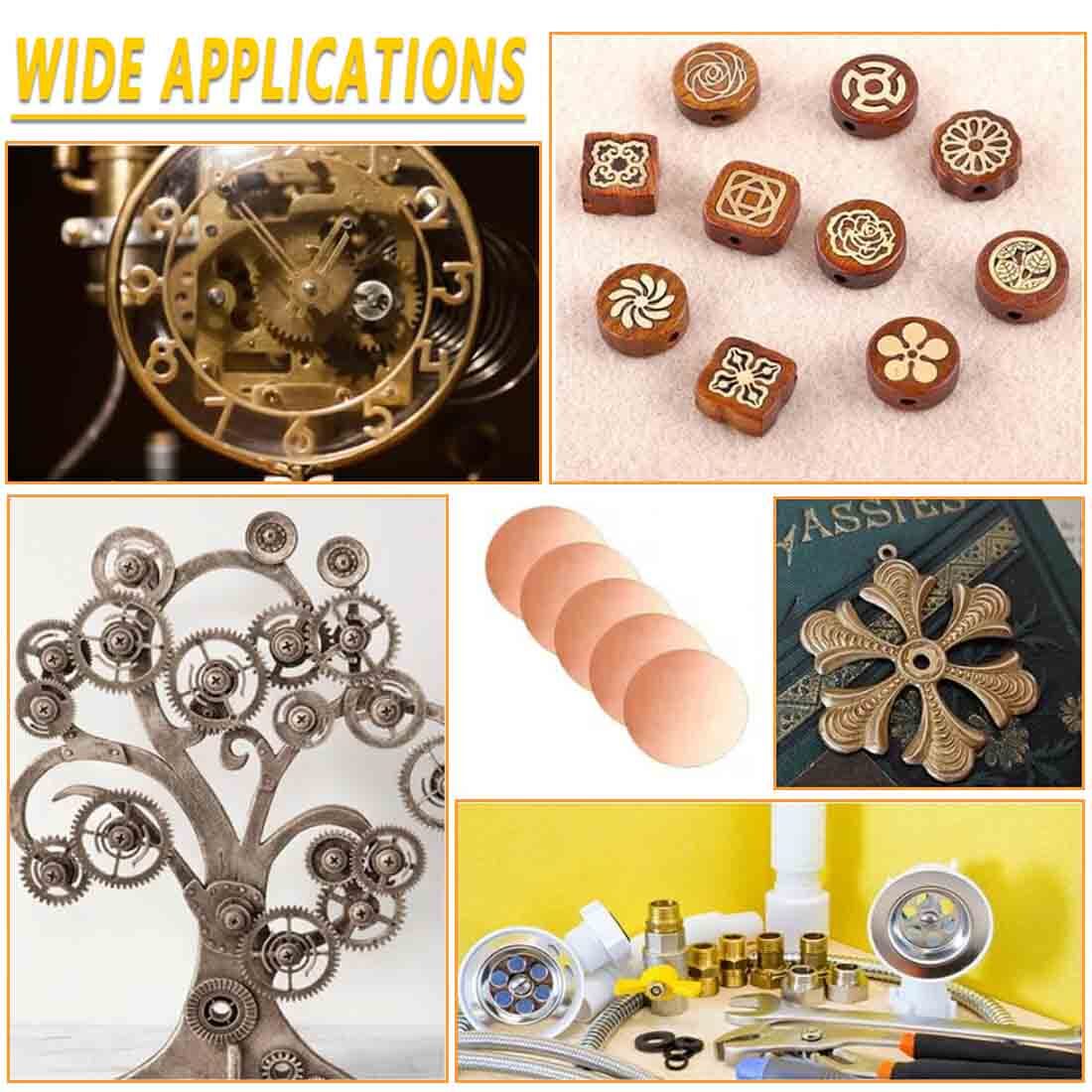 T2 Solids Pure Copper Discs Blanks Metal Round Sheets OD Ø10~300mm Thick 0.3~4mm