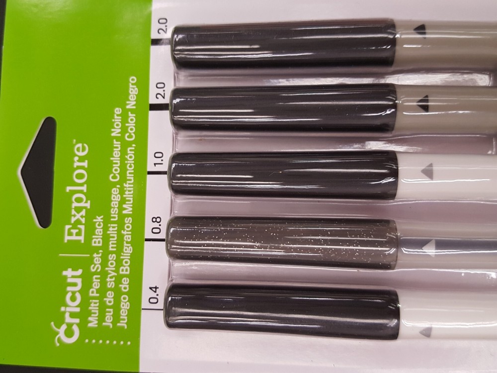 Cricut Explore Black Multi-Pen Set + 0.4 Wildflower Pen set