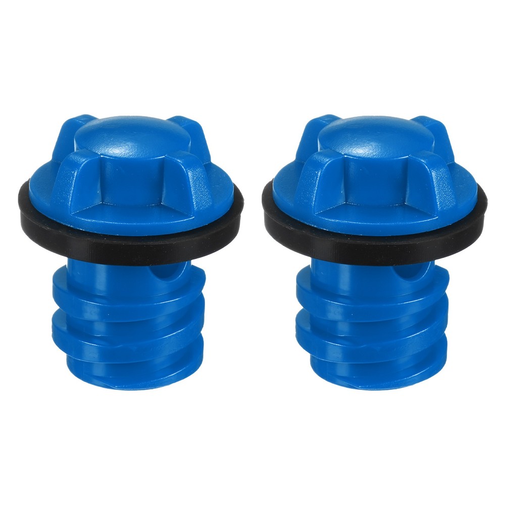 2-Pack Cooler Drain Plug Replacement for RTIC for Igloo Coolers [Blue]