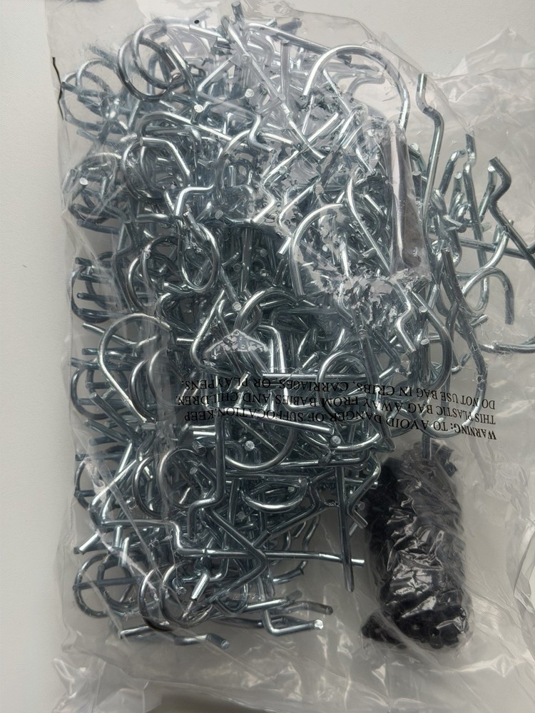 INCLY 278PCS Pegboard Hook Set with Bins Metal Plastic for Pegboard Application
