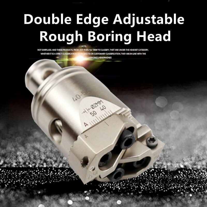 Rough Boring Head Double Edge Adjustable Boring Cutter Big Range Teeth Tools