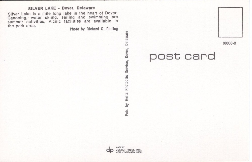 SILVER LAKE, DOVER, DE - PC1434