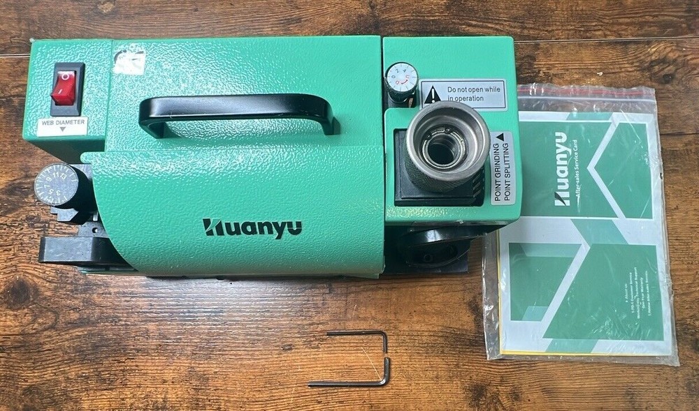 Drill Bits Sharpener Portable Drill Bit Grinder End Mill Re-Sharpener with 11