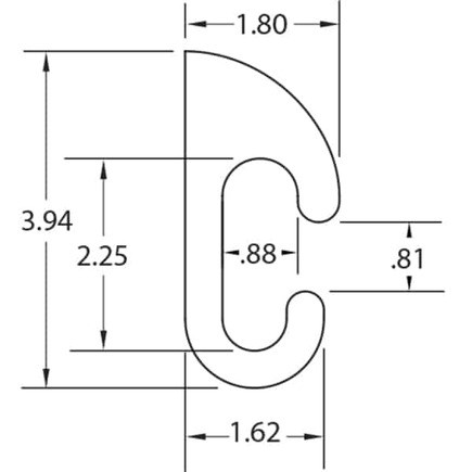Ancra 44102-11 Tie Down Hook H 2 Hook