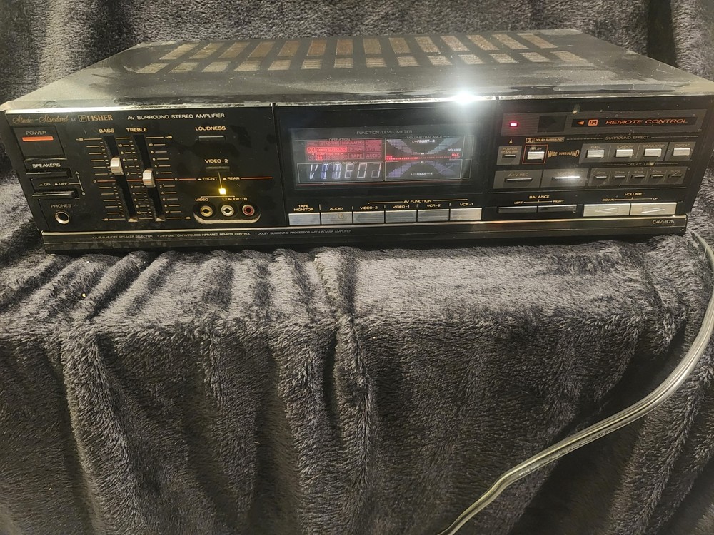 Fisher CAV-875 Integrated Stereo Amplifier TESTED WORKING