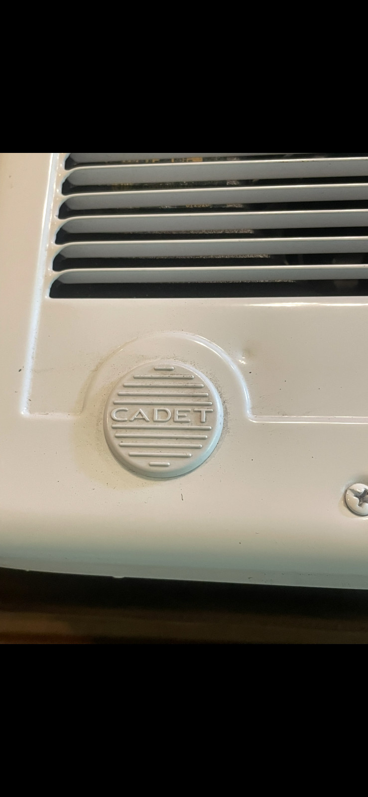 CADET CS102 WALL HEATER FAN-FORCE 240/208 VOLT, 1,000/750 WATT