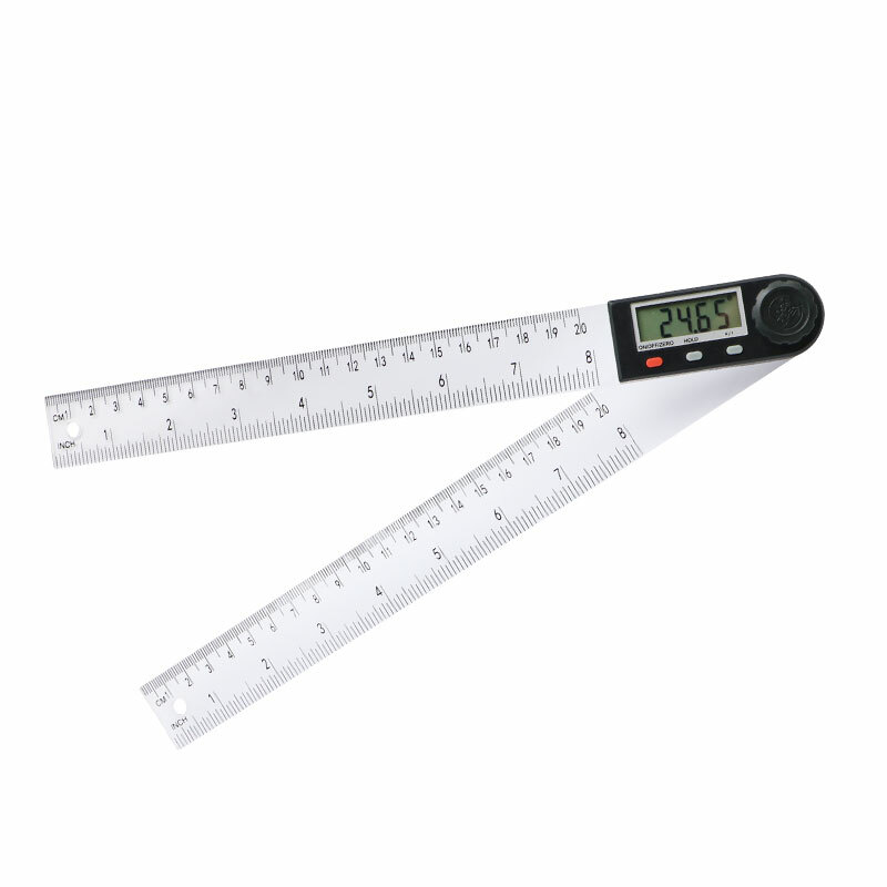 Digital Angle Finder Protractor 200mm 7” LCD Angle Ruler Measuring Tool