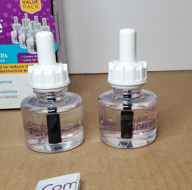 Comfort Zone MultiCat Calming Diffuser Refill for Cat Calming - 4 Pack (READ!)