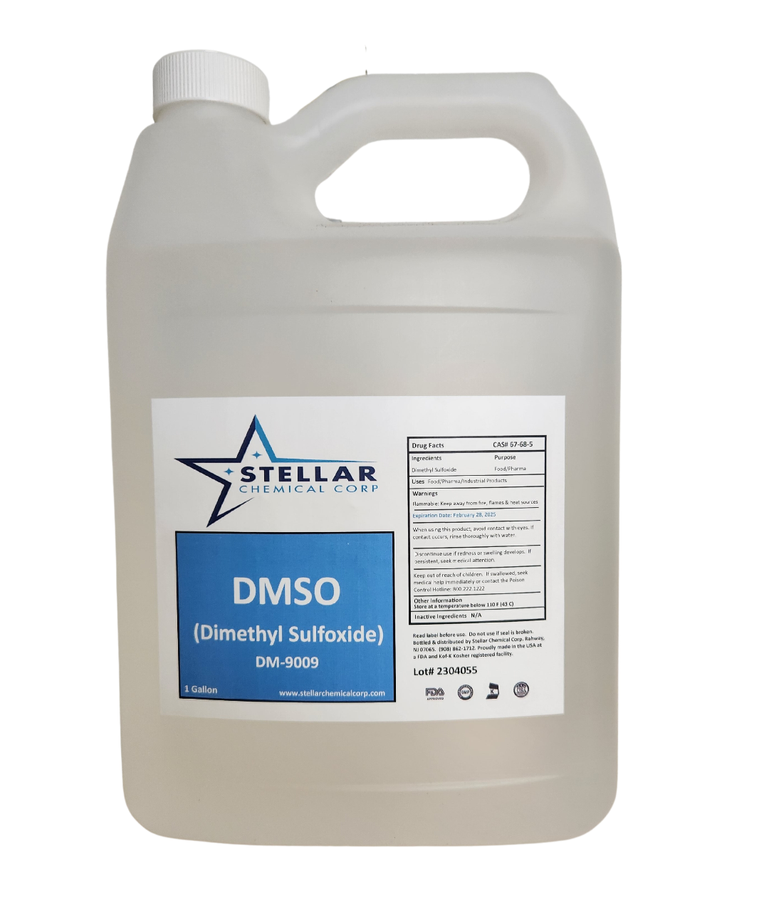 DMSO ~ Dimethyl Sulfoxide ~~ 12 Gallons ~~ Stellar Chemical Corp