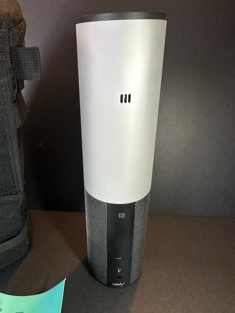 Logitech V-R0004 Black/Silver Portable Bluetooth Conference Webcam & Speaker