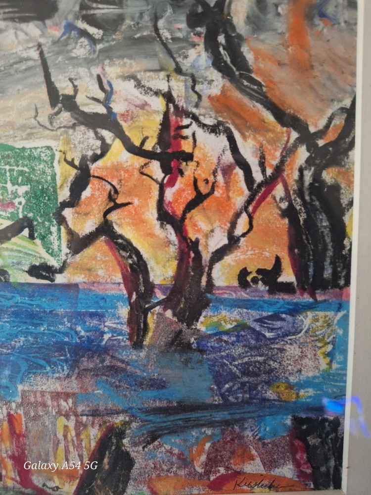 ESTHER KIRSHENBAUM Artwork OOAK Signed Embellished
