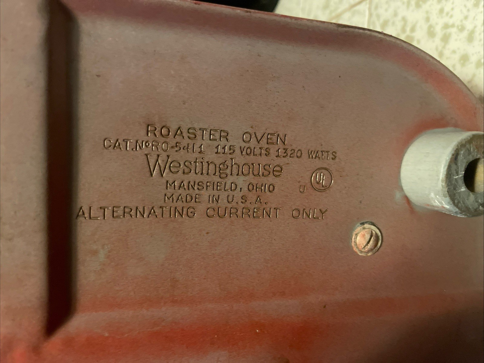 Vintage Westinghouse Electric Roaster RO-5411-1 With Original Stand Tested READ!