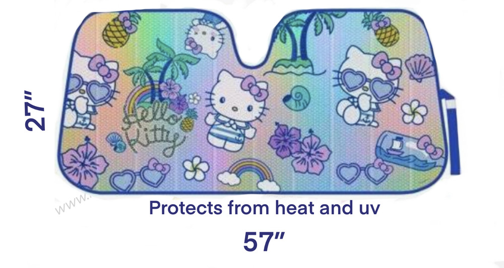 Hello Kitty Car Windshield Sunshade  57"X27"
