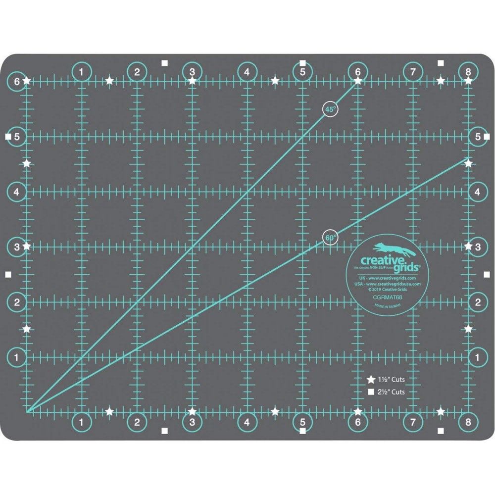 Creative Grids Self- Healing Cutting Mat 6" x 8" CGRMAT68