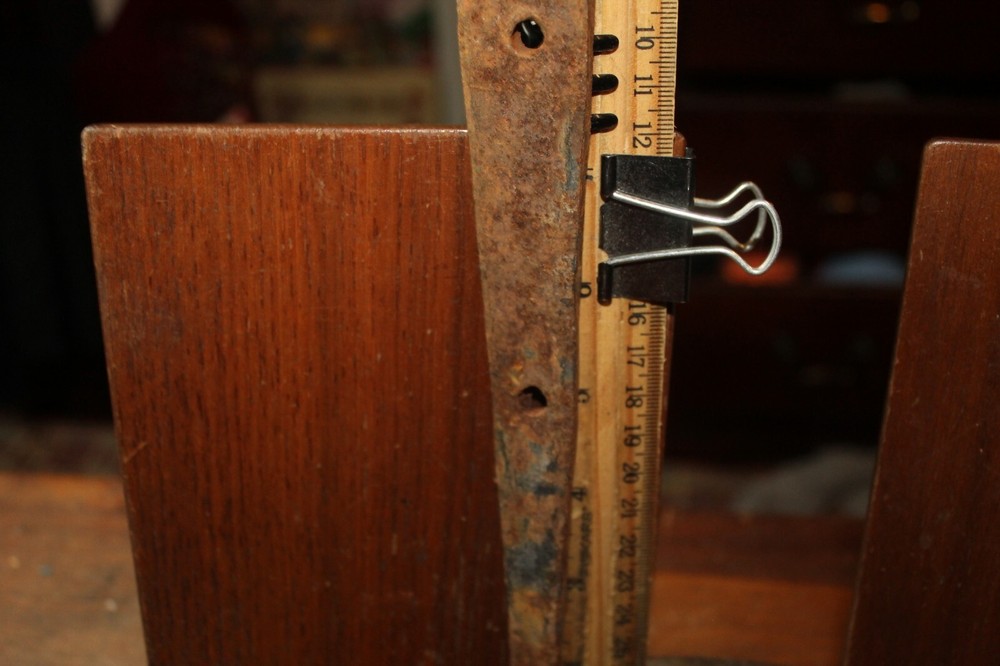 Antique Blacksmith Made Strap Hinge 16-1/2" AS IS for 1/2" Post