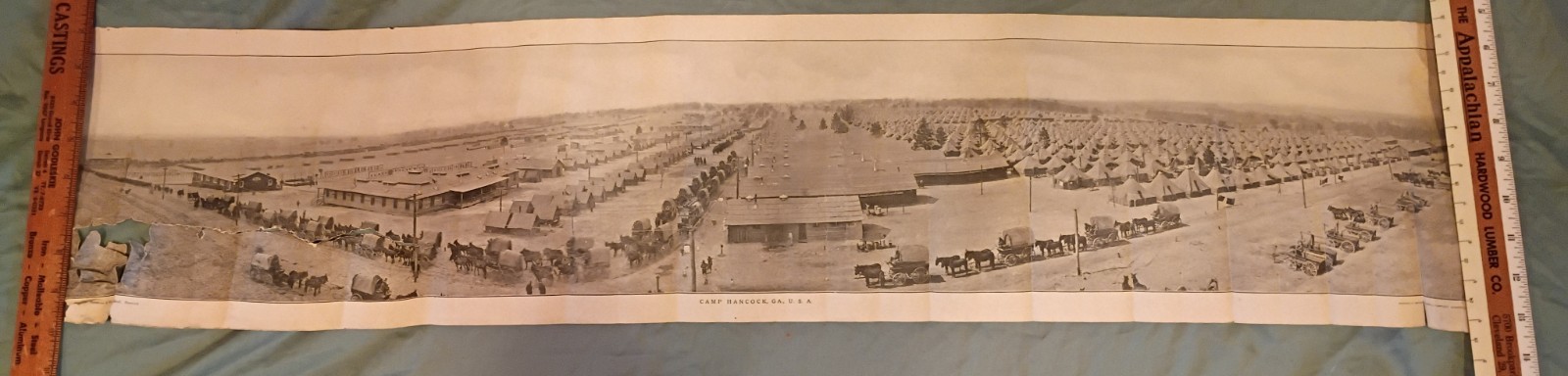 1918 Camp Hancock GA Photo PA National Guard 28th Infantry Div Mobilization Camp