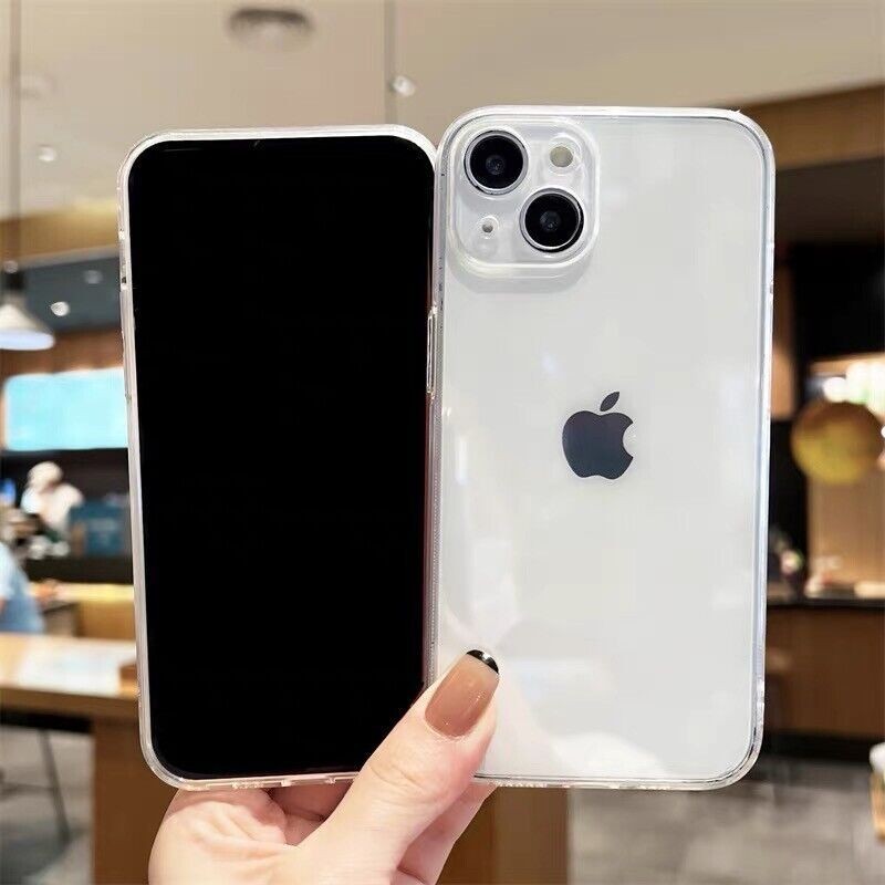 1PC For Apple iPhone 14 Phone Case Clear Shockproof Hard Cover