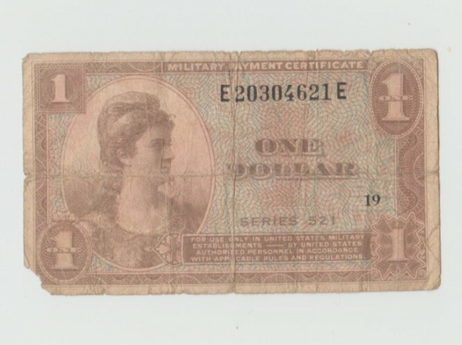 Military payment certificate series 521