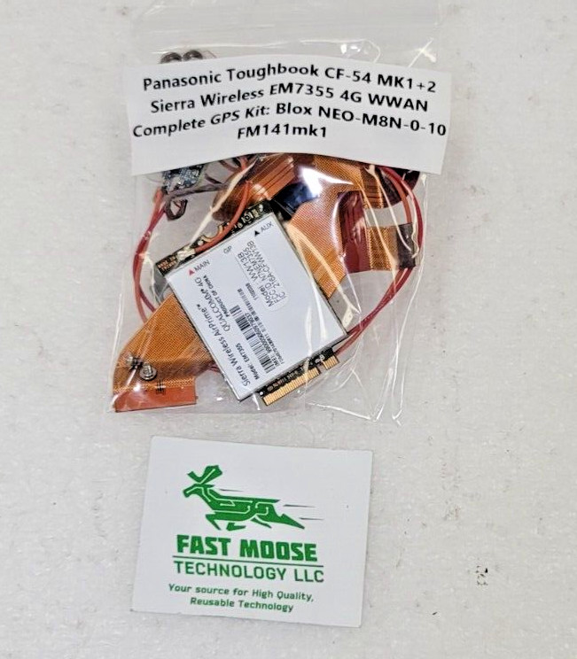 Panasonic Toughbook CF-54 MK2  Sierra Wireless EM7355 GPS Kit Blox NEO-M8N-0-10