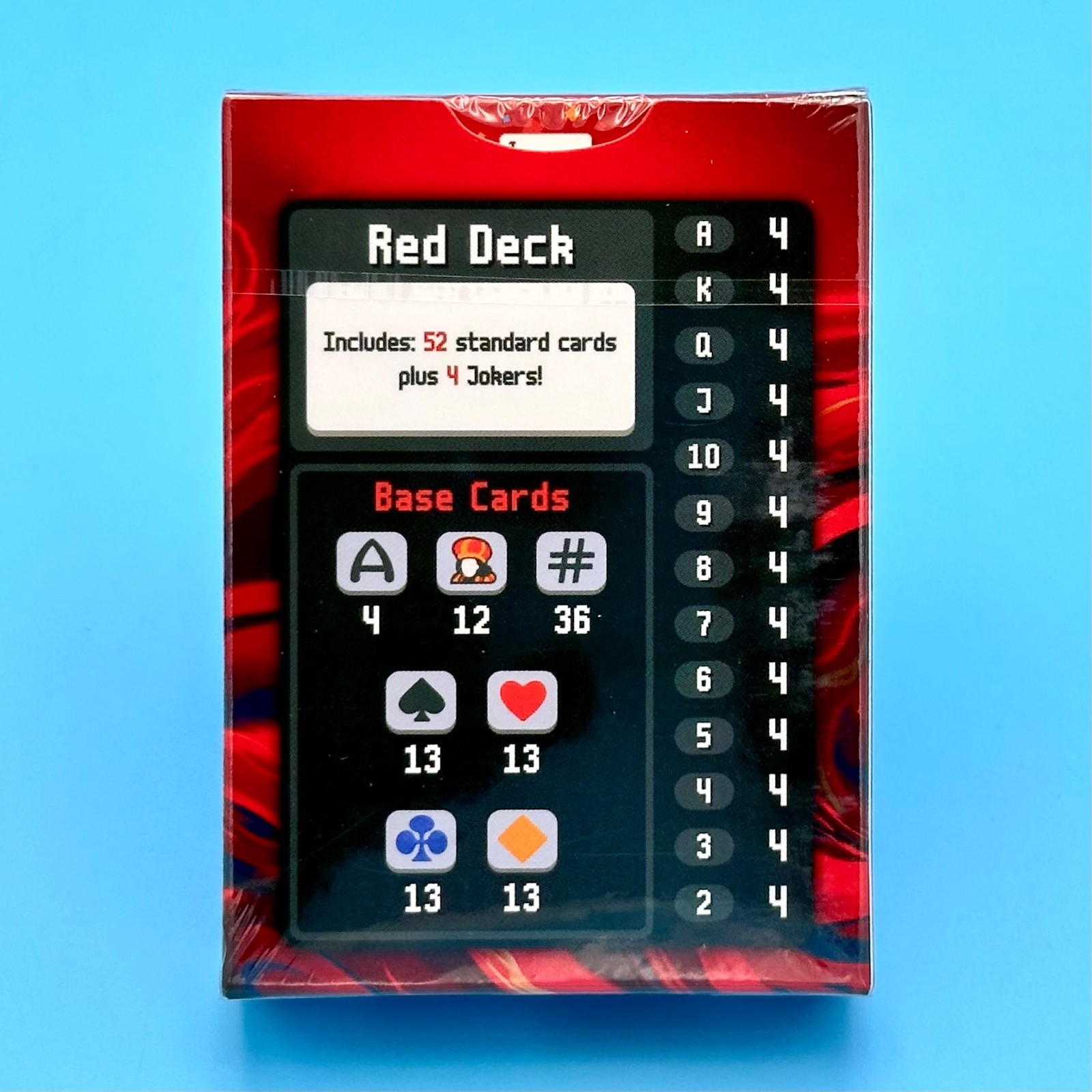 Balatro Official Playing Card Deck 52 Standard + 4 Jokers Blackjack Poker Casino