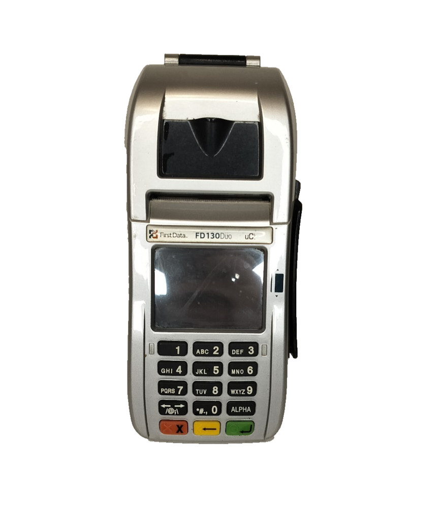 First Data FD150 Credit Card Terminal EMV CTLS No Cables Untested POS Reader