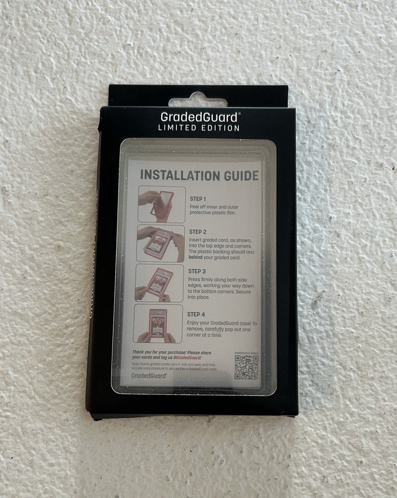 GradedGuard Eclipse Limited Edition PSA Card Display Case Black High-Gloss